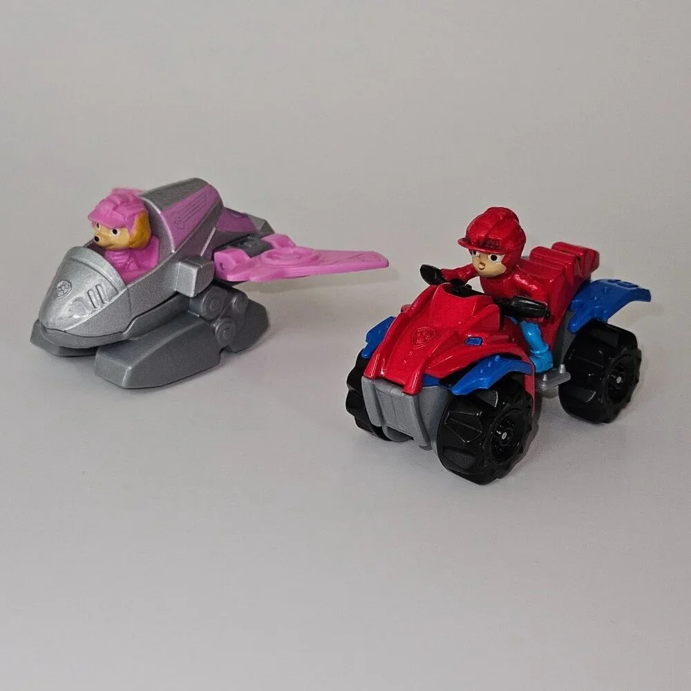 PAW Patrol Vehicle Lot Ryder Chase Skye Jet Dino Rescue Diecast/Plastic